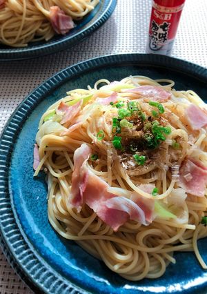 ランチに★長ねぎとベーコンの和風パスタ-レシピのメイン写真