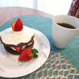 クリスマスに菓子パン☆イチゴケーキ