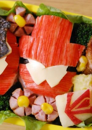 ルパンレンジャー&パトレンジャーキャラ弁-レシピのメイン写真