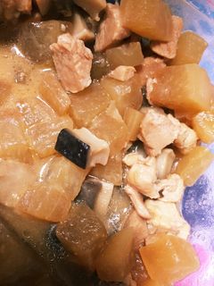 鶏皮消費の味噌煮-レシピのメイン写真