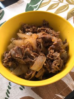簡単!お家で牛丼-レシピのメイン写真