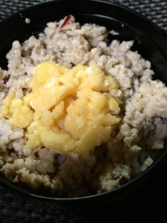 冬限定 京風 鶏そぼろ丼-レシピのメイン写真