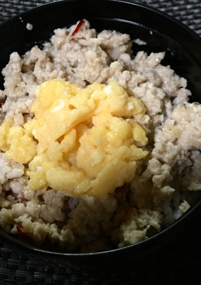 冬限定 京風 鶏そぼろ丼-レシピのメイン写真