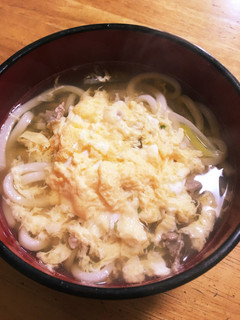 ☆簡単過ぎる☆豚肉と卵のうどん-レシピのメイン写真