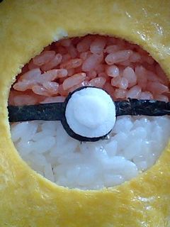 モンスターボールのオムライス♪キャラ弁-レシピのメイン写真