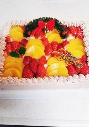 クリスマスにも簡単デコレーションケーキ-レシピのメイン写真