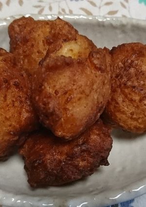 リンゴの豆腐ドーナツ-レシピのメイン写真
