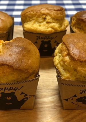 材料３つ☆完熟柿のマフィン☆-レシピのメイン写真