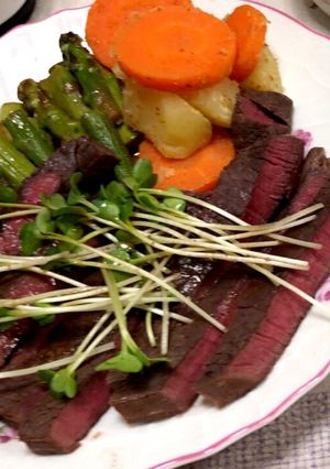 鹿肉のロースト-レシピのメイン写真