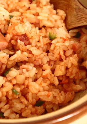 レンジで作る　土鍋　チキンピラフ-レシピのメイン写真