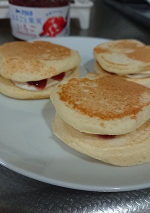 HMで作るいちごクリームどら焼き☆-レシピのメイン写真