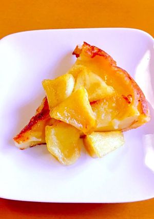 フライパンでりんごケーキ-レシピのメイン写真