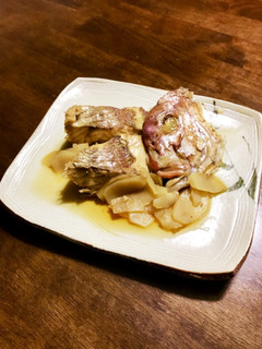 キクイモと鯛の煮付け-レシピのメイン写真