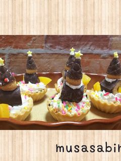 クリスマスツリー市販お菓子で☆-レシピのメイン写真