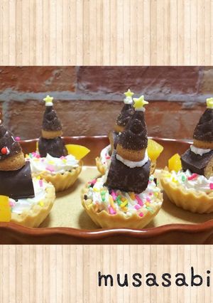 クリスマスツリー市販お菓子で☆-レシピのメイン写真