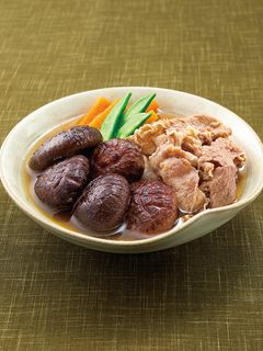 椎茸と豚肉の煮物-レシピのメイン写真