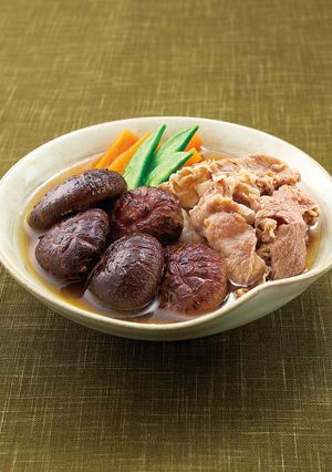 椎茸と豚肉の煮物-レシピのメイン写真