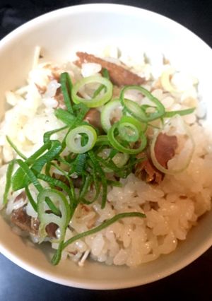 さんま蒲焼の炊き込みご飯-レシピのメイン写真