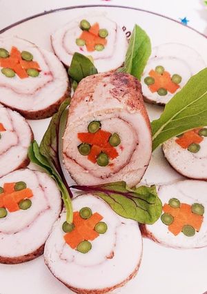 胸肉の野菜ロール-レシピのメイン写真