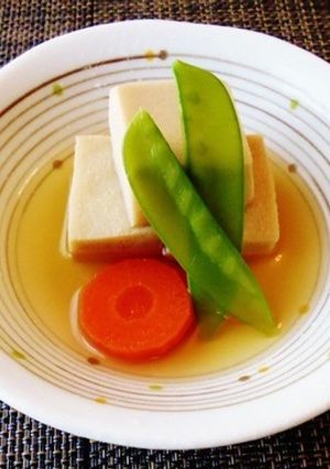 ぽたぽたお出汁を吸った高野豆腐の炊いたの-レシピのメイン写真