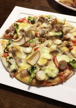 キクイモトッピングピザ-レシピのメイン写真