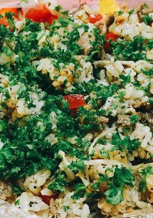 ＪＷT出がらし茶葉入り炊きこみご飯-レシピのメイン写真