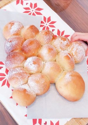 前日に仕込みもOK！ふわもちツリーパン-レシピのメイン写真