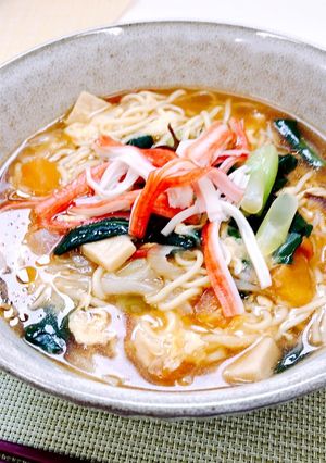 ラ王しょうゆラーメンで酸辣湯麺-レシピのメイン写真