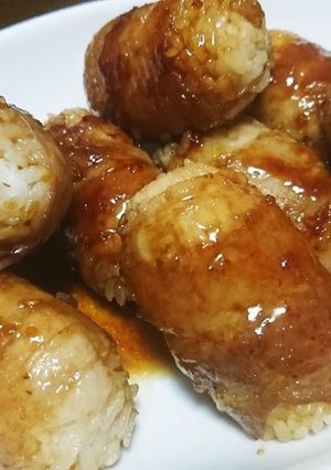 肉巻きおにぎり-レシピのメイン写真