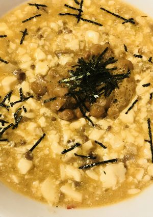 納豆のせて●大豆づくしの麻婆豆腐-レシピのメイン写真