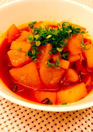 ご飯がすすむ！大根のピリ辛コチュジャン煮-レシピのメイン写真