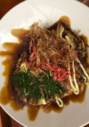 納豆活躍！節約お好み焼き。-レシピのメイン写真
