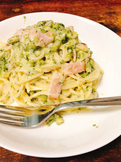 ブロッコリーのジェノベーゼ風パスタ-レシピのメイン写真