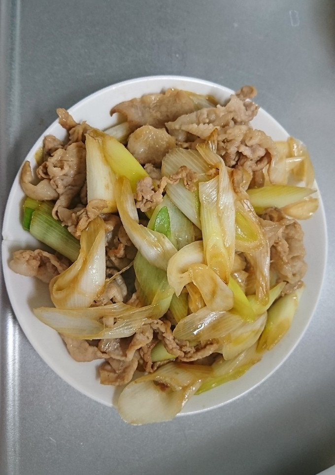 豚肉長ネギさっぱり炒め-レシピのメイン写真