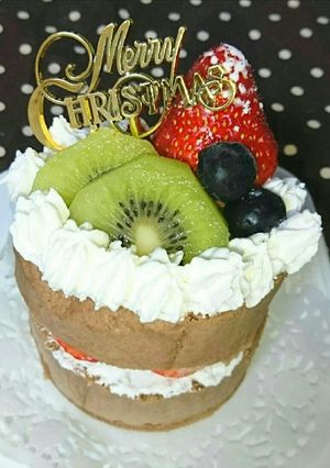 簡単♪＊ココア蒸しパンでケーキ＊-レシピのメイン写真