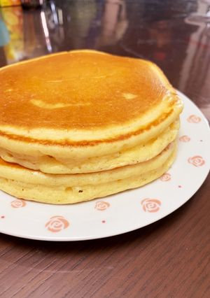 ホットケーキ☆厚みの出る焼き方♪-レシピのメイン写真