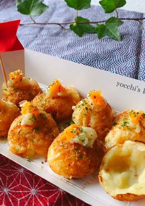 手づかみ離乳食！タコなしたこ焼き-レシピのメイン写真