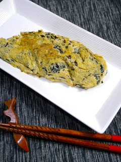 痛風対策!ヒジキとしらすの卵焼き-レシピのメイン写真