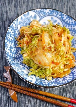 簡単！白菜のキムチサラダ-レシピのメイン写真