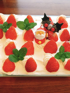 クリスマスにスコップケーキ♪-レシピのメイン写真