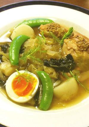 葉野菜のポトフ　シャトルシェフ-レシピのメイン写真