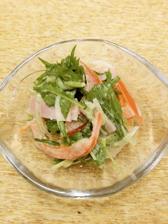 水菜サラダ-レシピのメイン写真