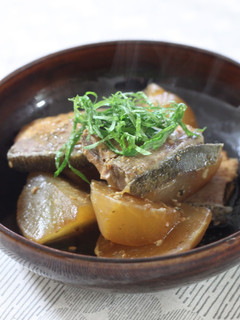 大葉みそで作るブリ大根-レシピのメイン写真