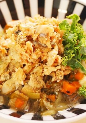 わんこ飯♪鮭と野菜の出汁煮込み-レシピのメイン写真