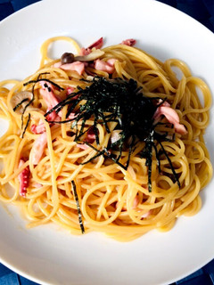 イカの塩辛パスタ 簡単-レシピのメイン写真