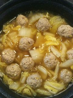 ゆず入り肉団子の白菜鍋-レシピのメイン写真