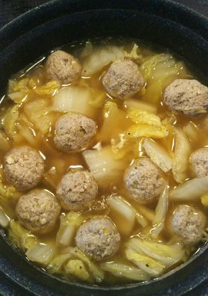 ゆず入り肉団子の白菜鍋-レシピのメイン写真