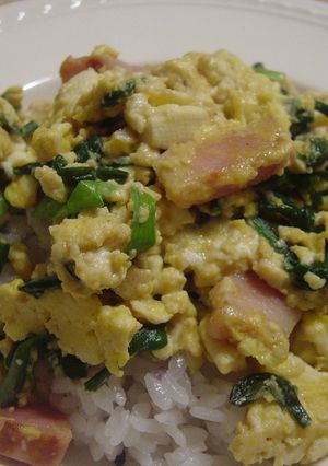 混ぜ混ぜ♪残り物チャンプルー丼-レシピのメイン写真