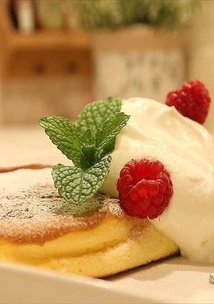 ふわしゅわパンケーキ☆米粉ふわしゅわモチ-レシピのメイン写真