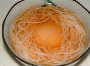 ☆居酒屋つきだし風☆温泉卵そうめん♪-レシピのメイン写真